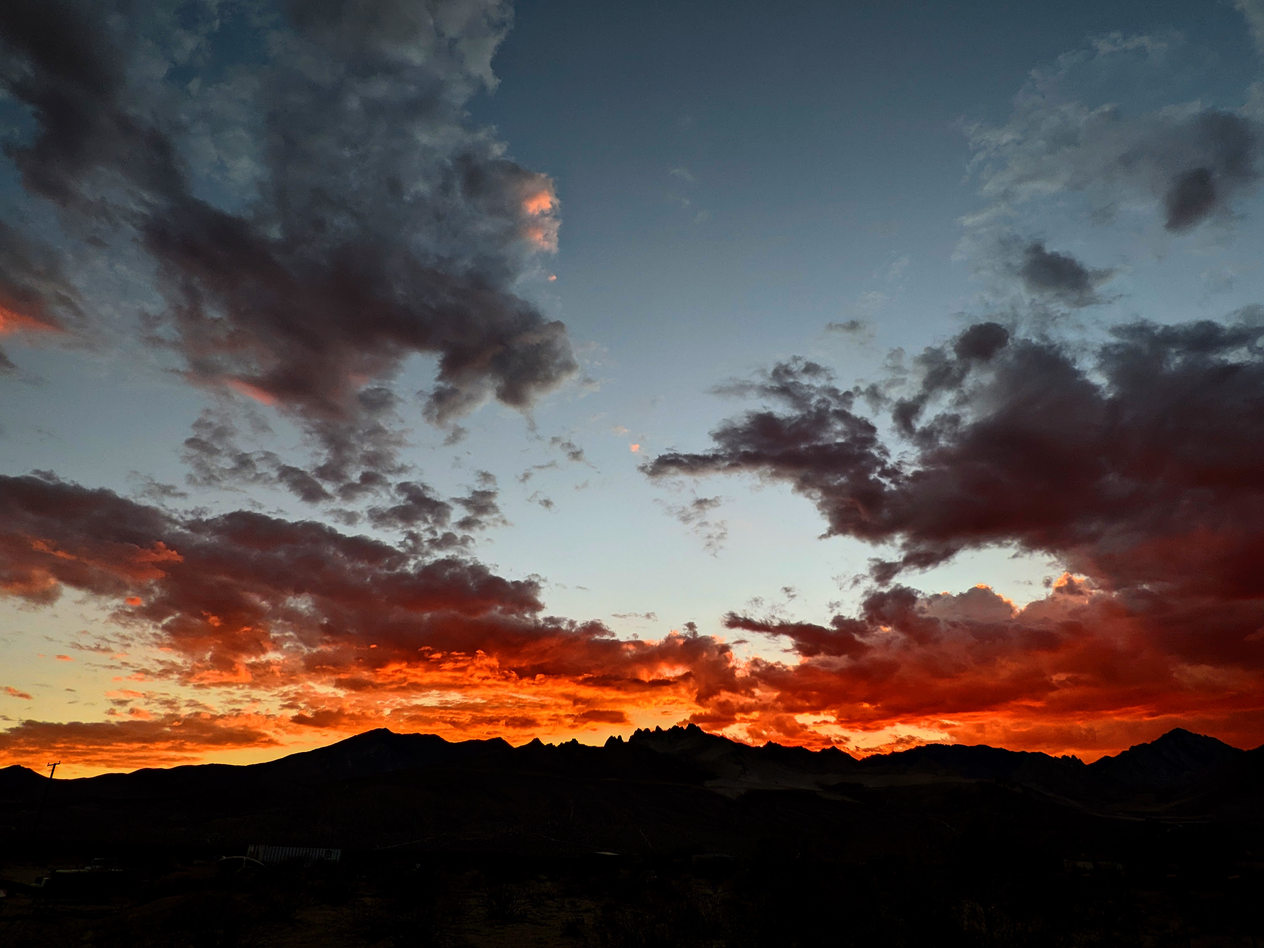 mountain sunset